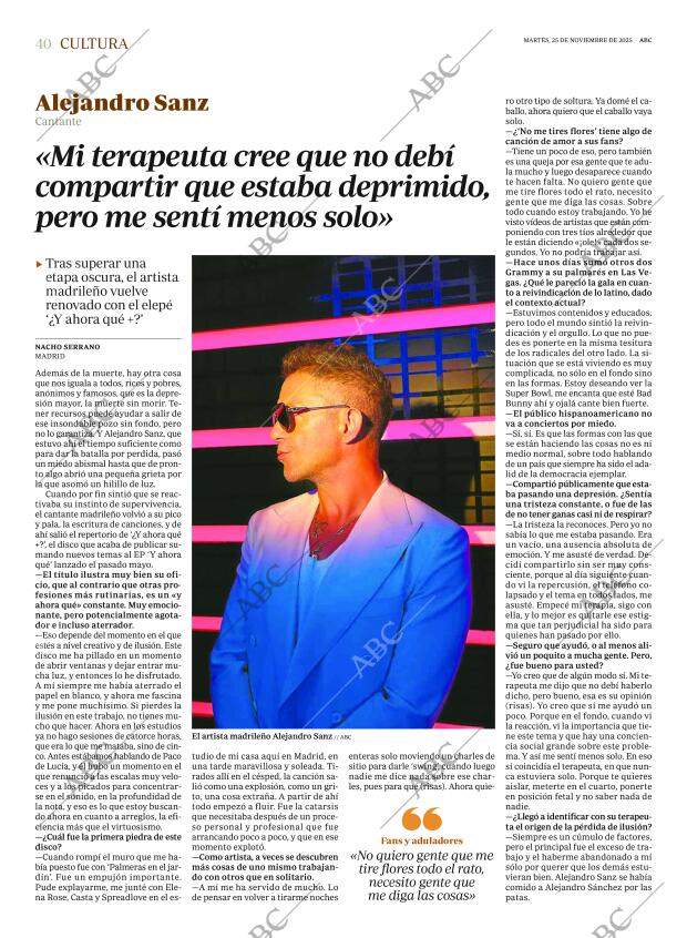 ABC MADRID 25-11-2025 página 40