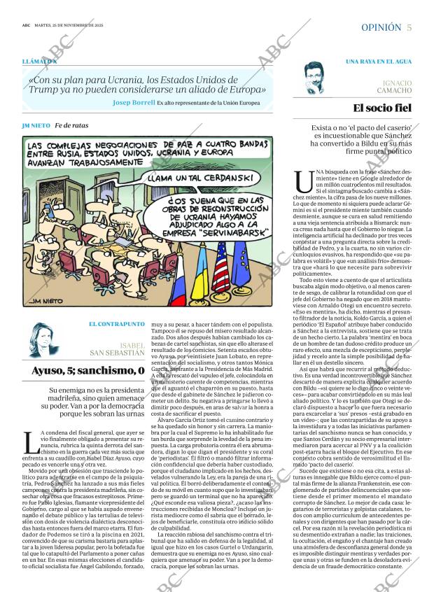ABC MADRID 25-11-2025 página 5