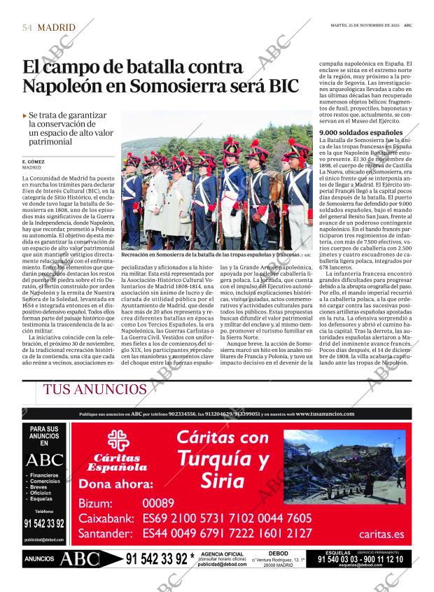 ABC MADRID 25-11-2025 página 54