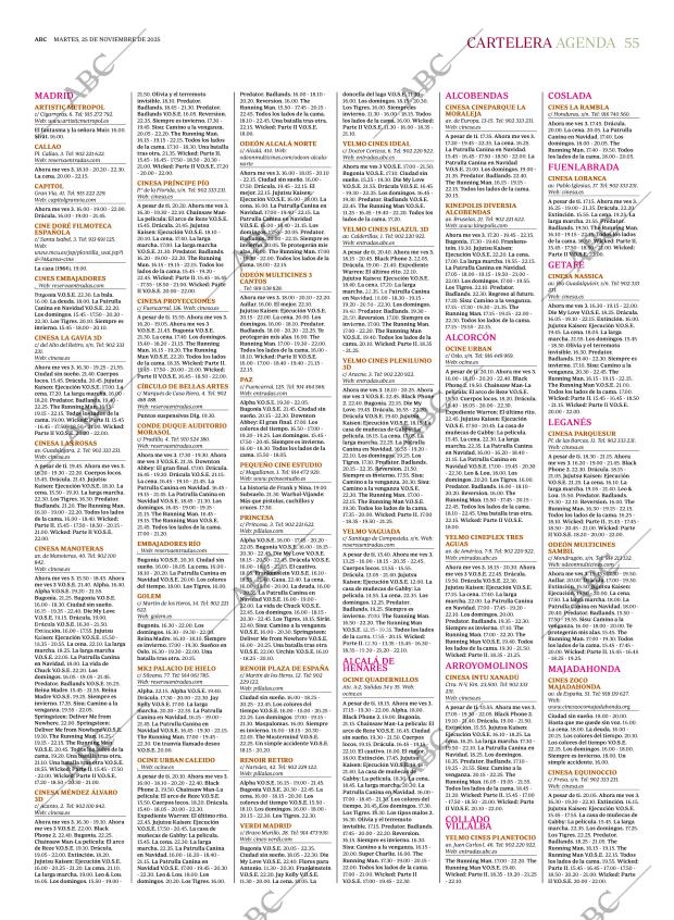 ABC MADRID 25-11-2025 página 55