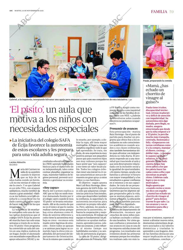 ABC MADRID 25-11-2025 página 59