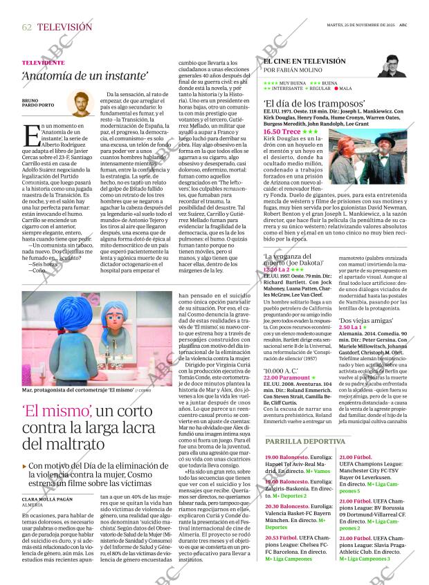 ABC MADRID 25-11-2025 página 62