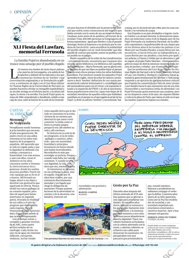 ABC MADRID 25-11-2025 página 8