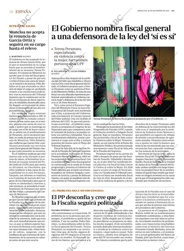 ABC MADRID 26-11-2025 página 18