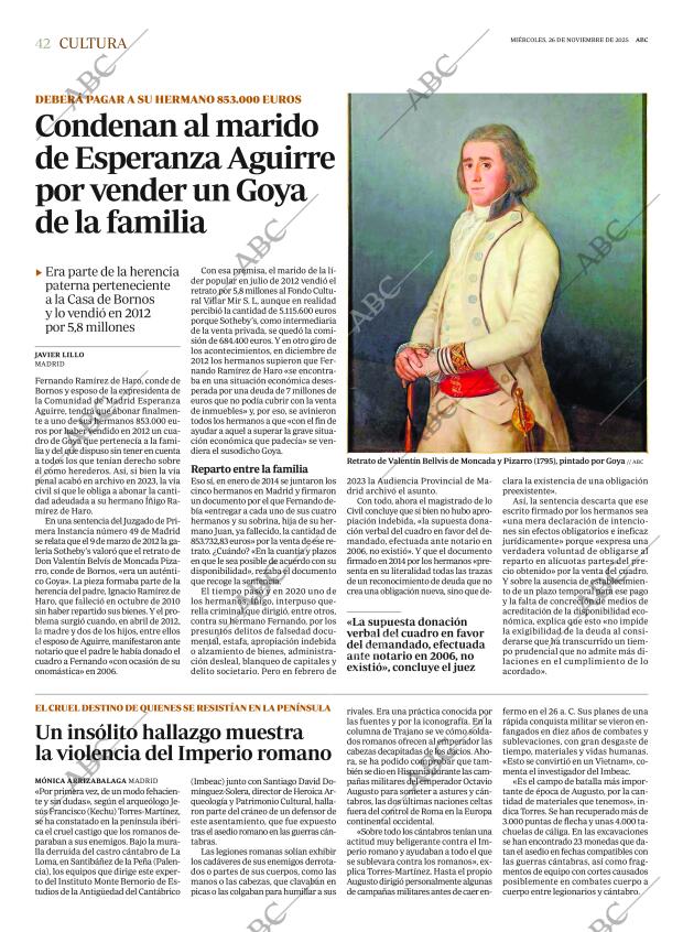 ABC MADRID 26-11-2025 página 42