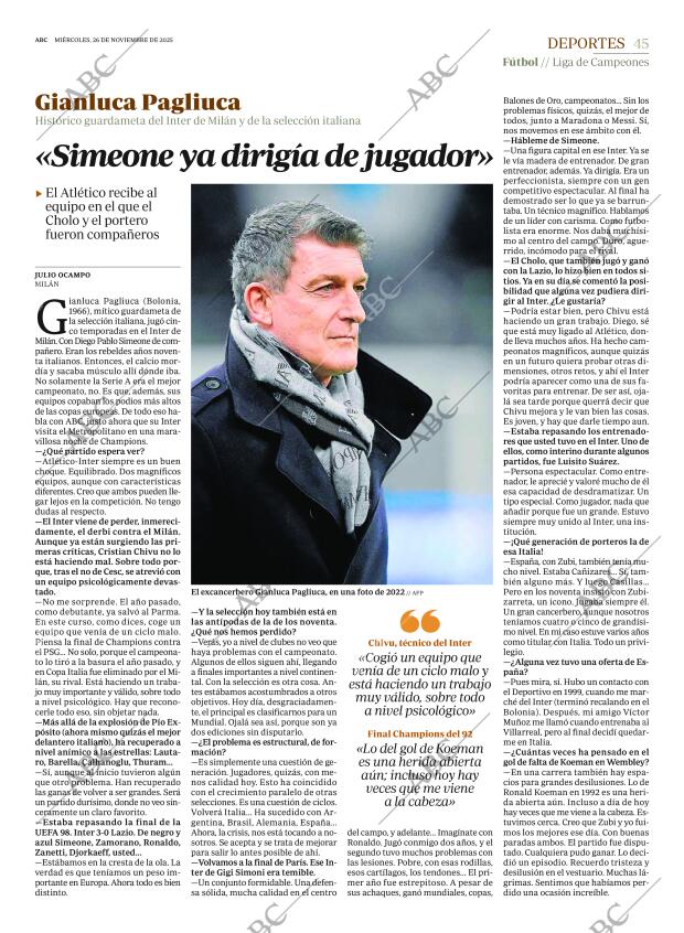 ABC MADRID 26-11-2025 página 45