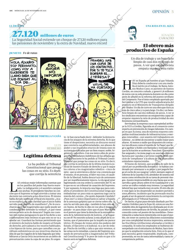 ABC MADRID 26-11-2025 página 5