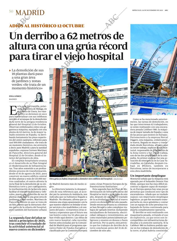 ABC MADRID 26-11-2025 página 50