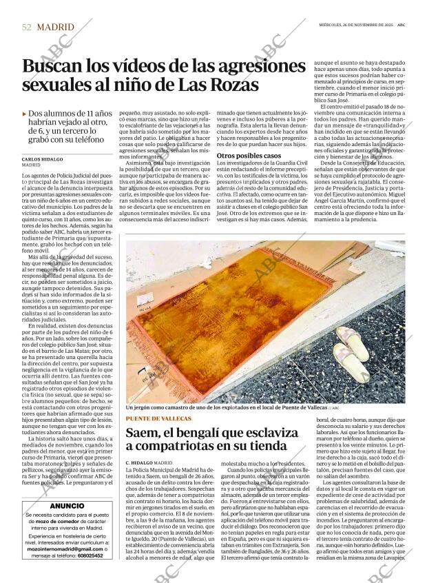 ABC MADRID 26-11-2025 página 52