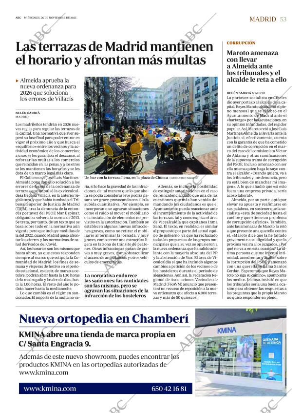 ABC MADRID 26-11-2025 página 53