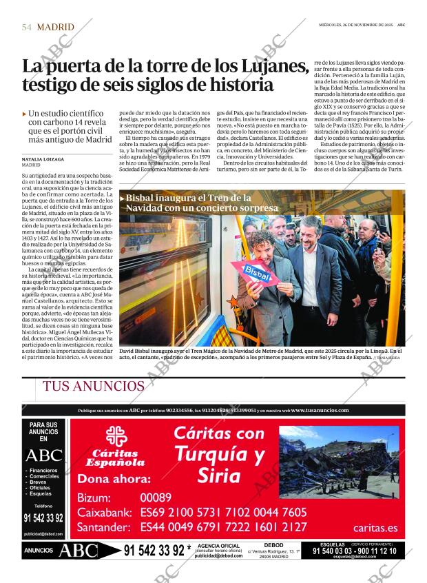 ABC MADRID 26-11-2025 página 54