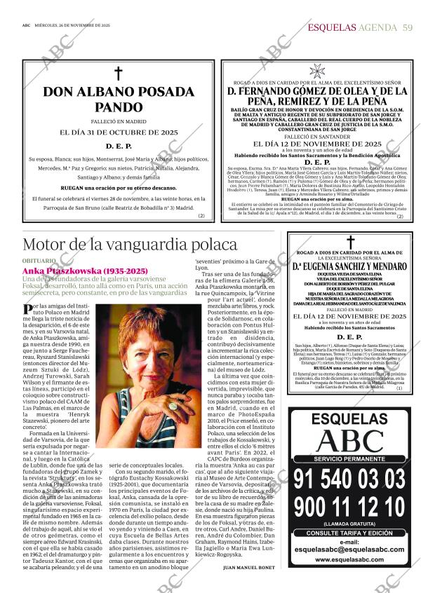 ABC MADRID 26-11-2025 página 59