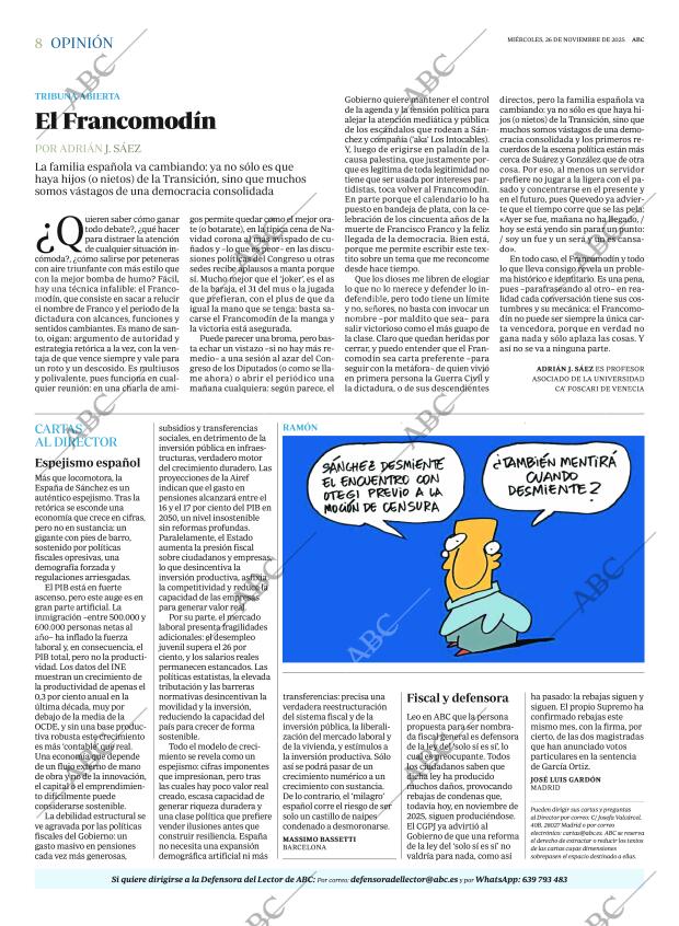 ABC MADRID 26-11-2025 página 8