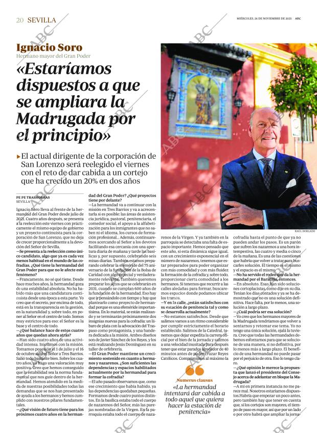 ABC SEVILLA 26-11-2025 página 20