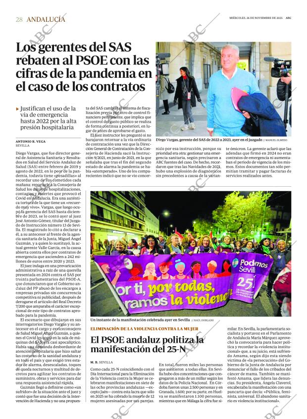ABC SEVILLA 26-11-2025 página 28