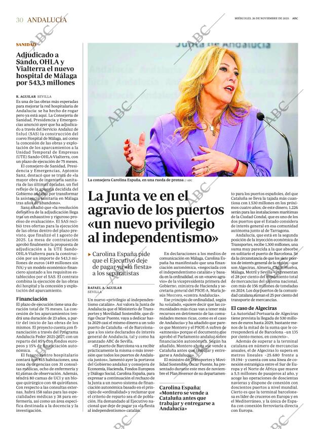 ABC SEVILLA 26-11-2025 página 30