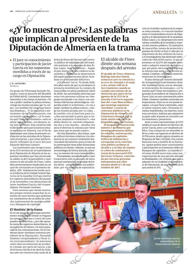 ABC SEVILLA 26-11-2025 página 31