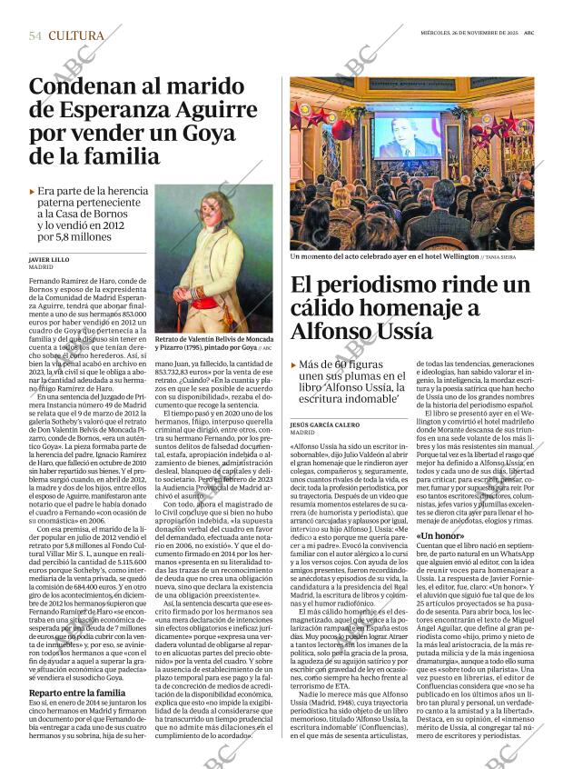 ABC SEVILLA 26-11-2025 página 54