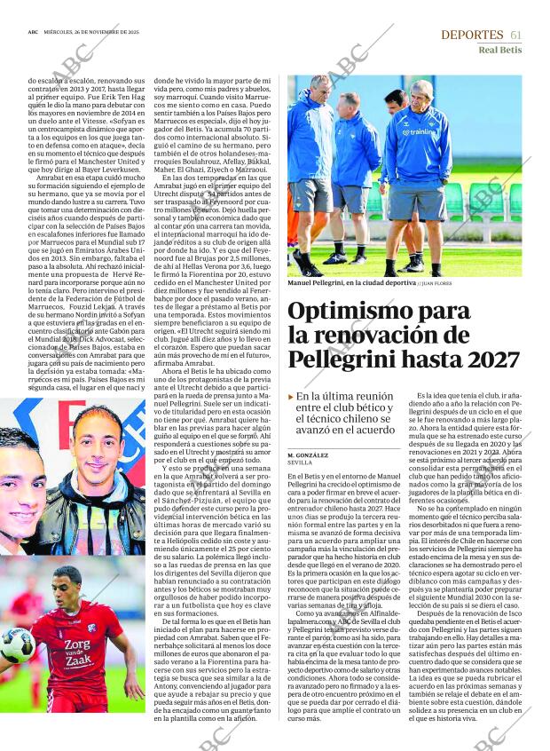 ABC SEVILLA 26-11-2025 página 61