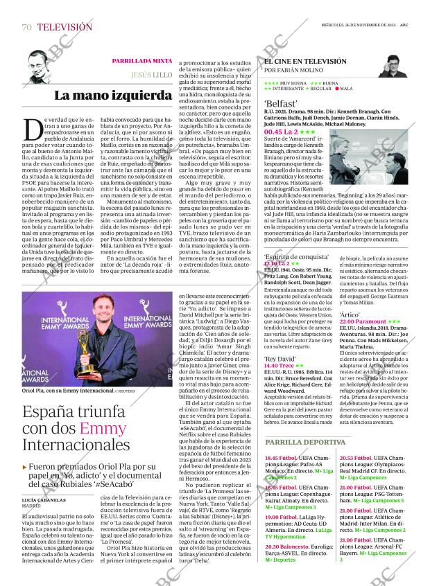 ABC SEVILLA 26-11-2025 página 70