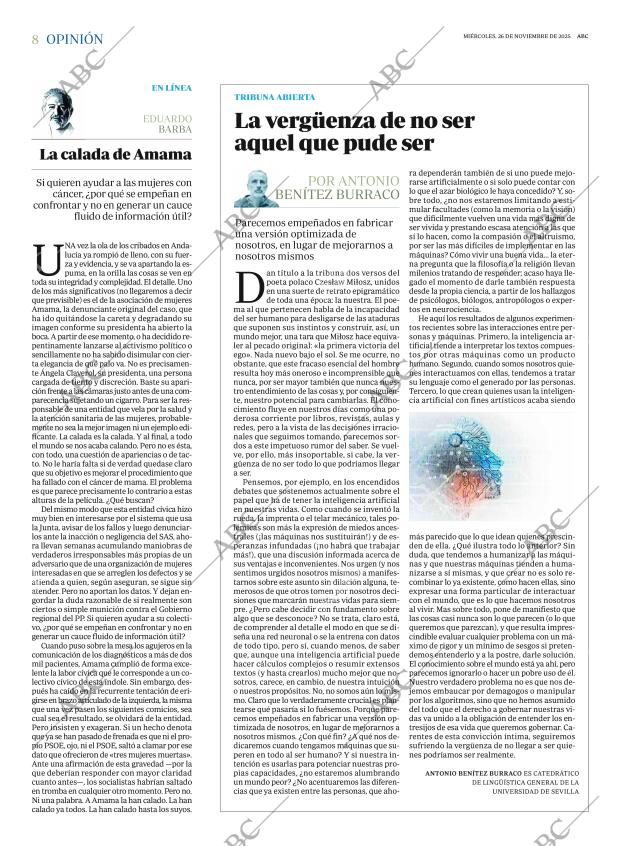 ABC SEVILLA 26-11-2025 página 8