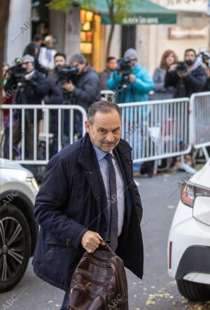 Llegada de José Luis Ábalos al Tribunal Supremo