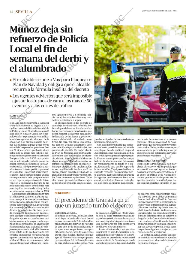 ABC SEVILLA 27-11-2025 página 14