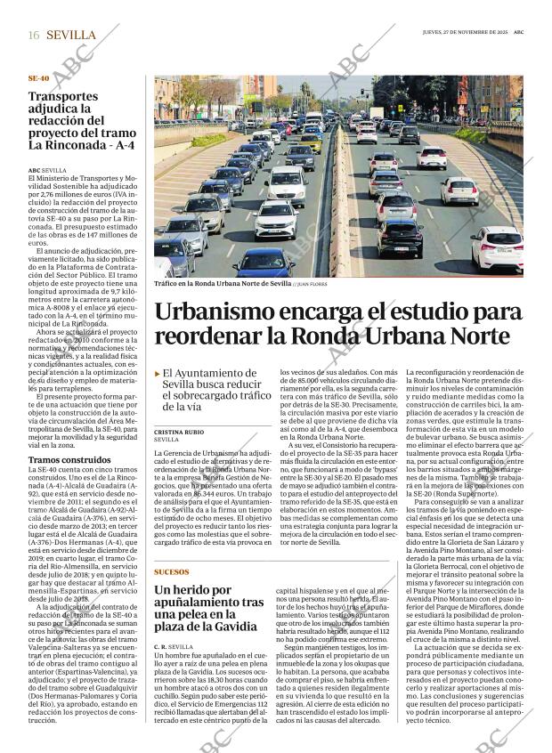 ABC SEVILLA 27-11-2025 página 16