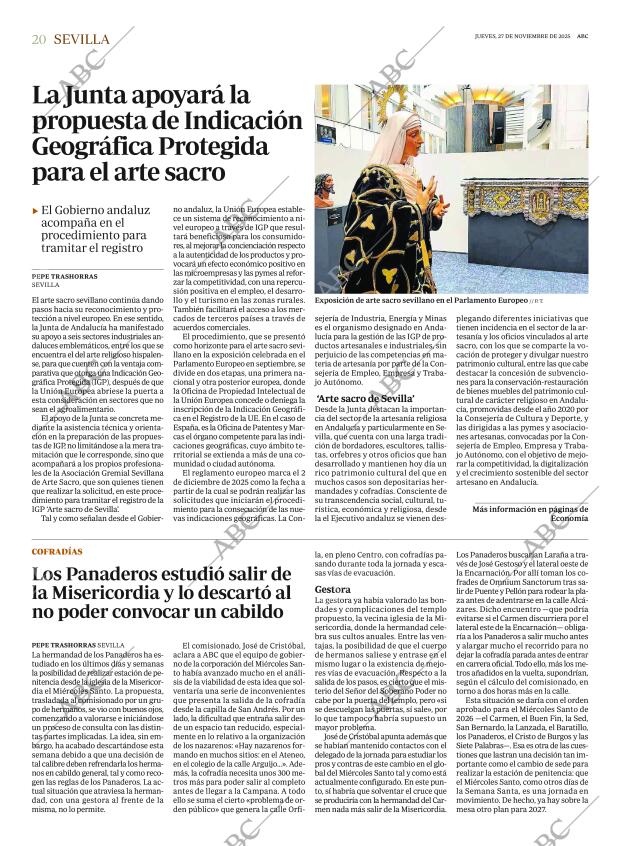 ABC SEVILLA 27-11-2025 página 20