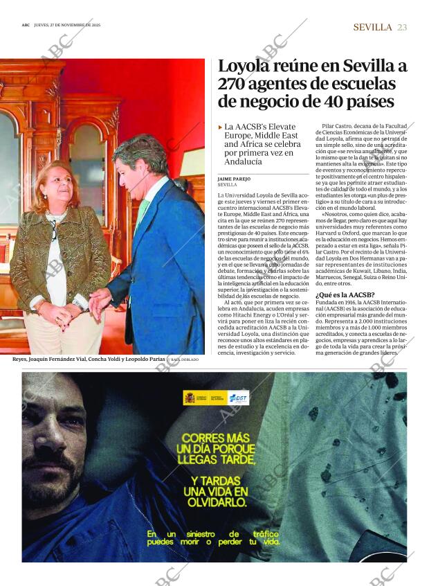 ABC SEVILLA 27-11-2025 página 23