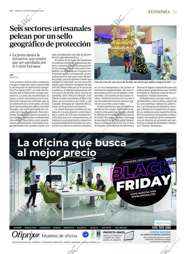 ABC SEVILLA 27-11-2025 página 49