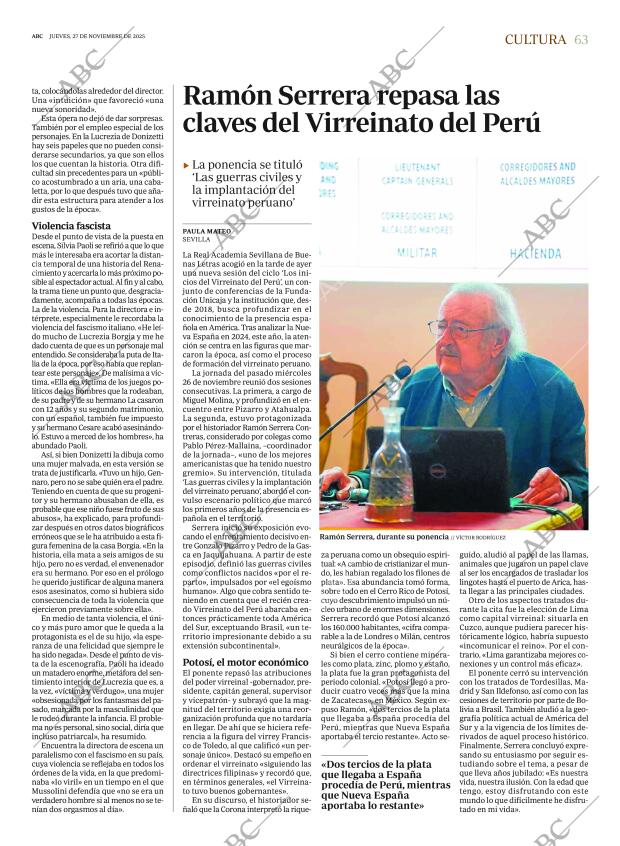 ABC SEVILLA 27-11-2025 página 63