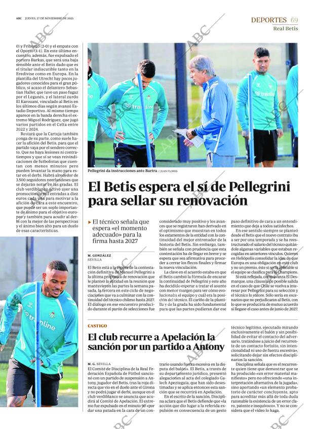 ABC SEVILLA 27-11-2025 página 69