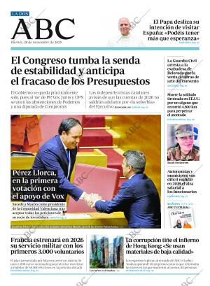 ABC MADRID 28-11-2025 página 2