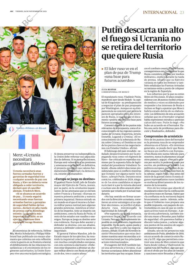 ABC MADRID 28-11-2025 página 23