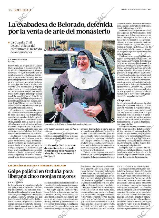 ABC MADRID 28-11-2025 página 36