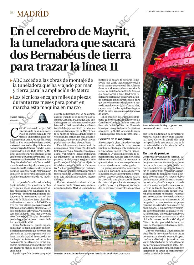 ABC MADRID 28-11-2025 página 50