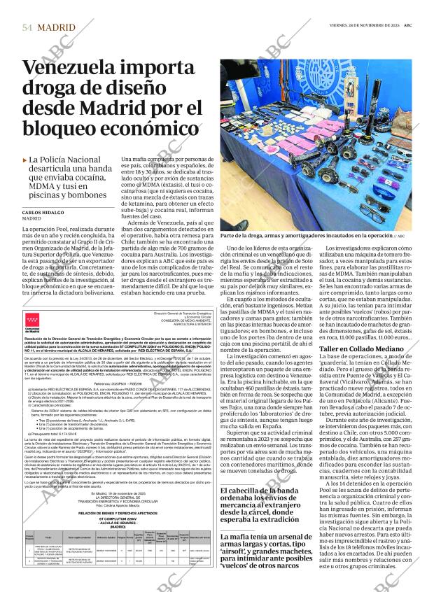 ABC MADRID 28-11-2025 página 54
