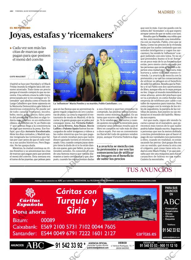 ABC MADRID 28-11-2025 página 55