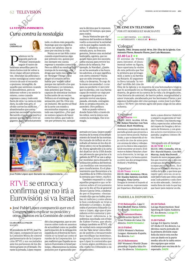 ABC MADRID 28-11-2025 página 62
