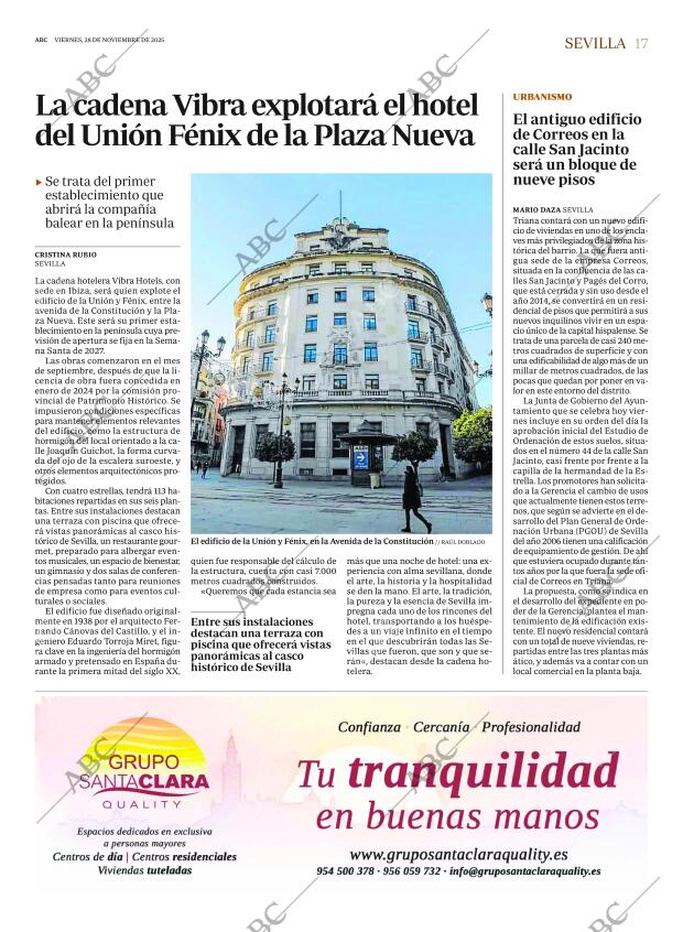 ABC SEVILLA 28-11-2025 página 17