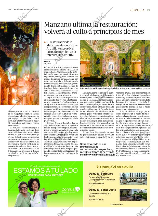 ABC SEVILLA 28-11-2025 página 19