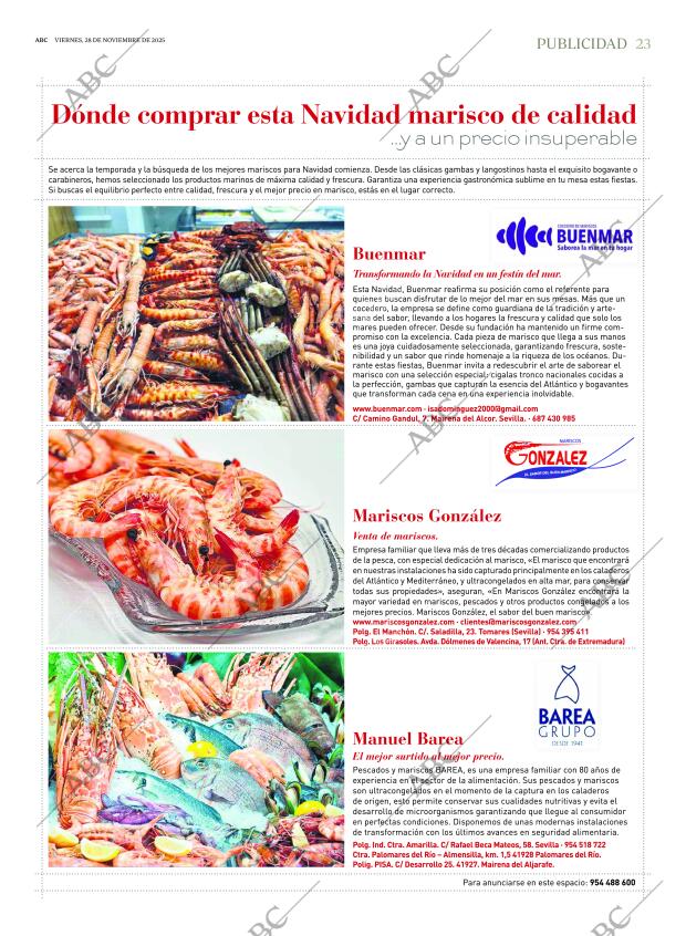 ABC SEVILLA 28-11-2025 página 23