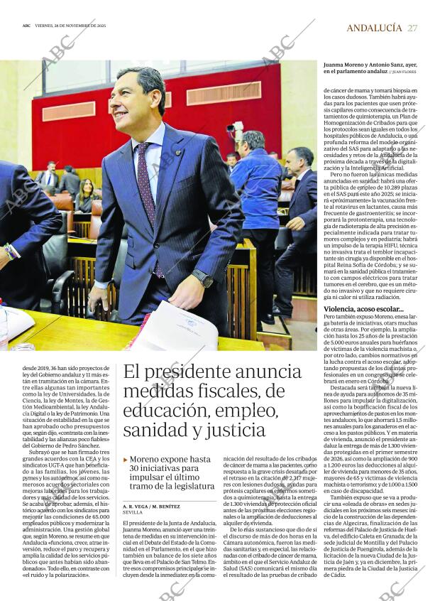 ABC SEVILLA 28-11-2025 página 27