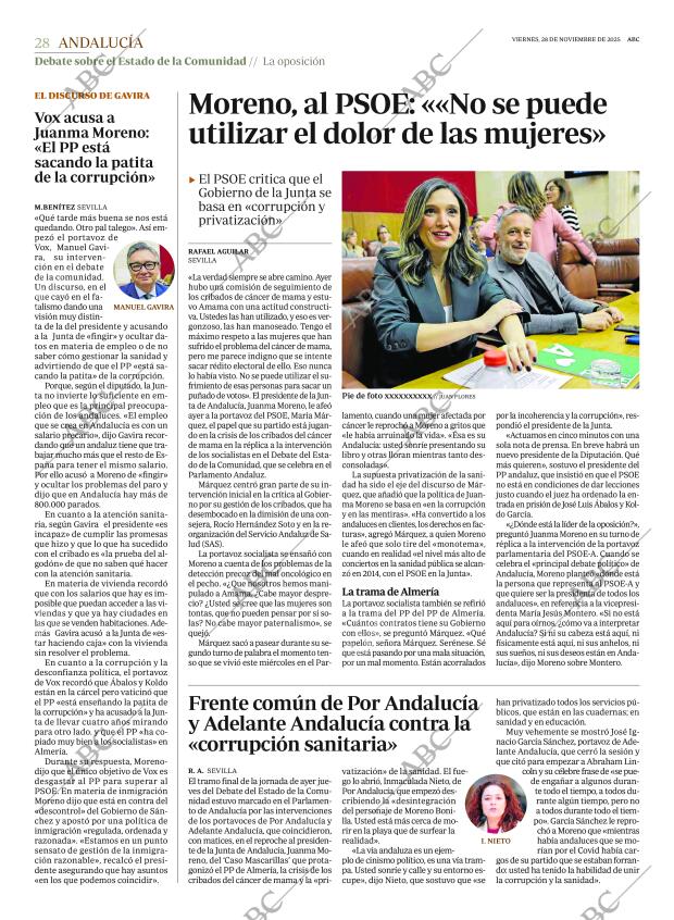 ABC SEVILLA 28-11-2025 página 28