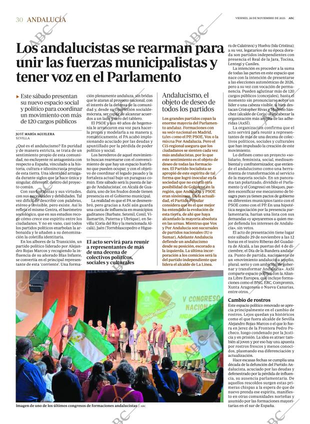 ABC SEVILLA 28-11-2025 página 30