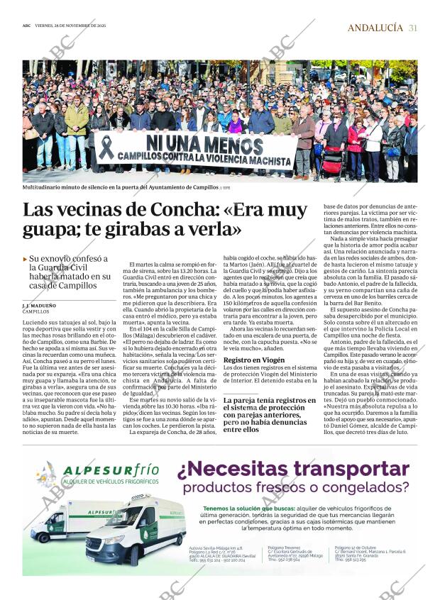 ABC SEVILLA 28-11-2025 página 31