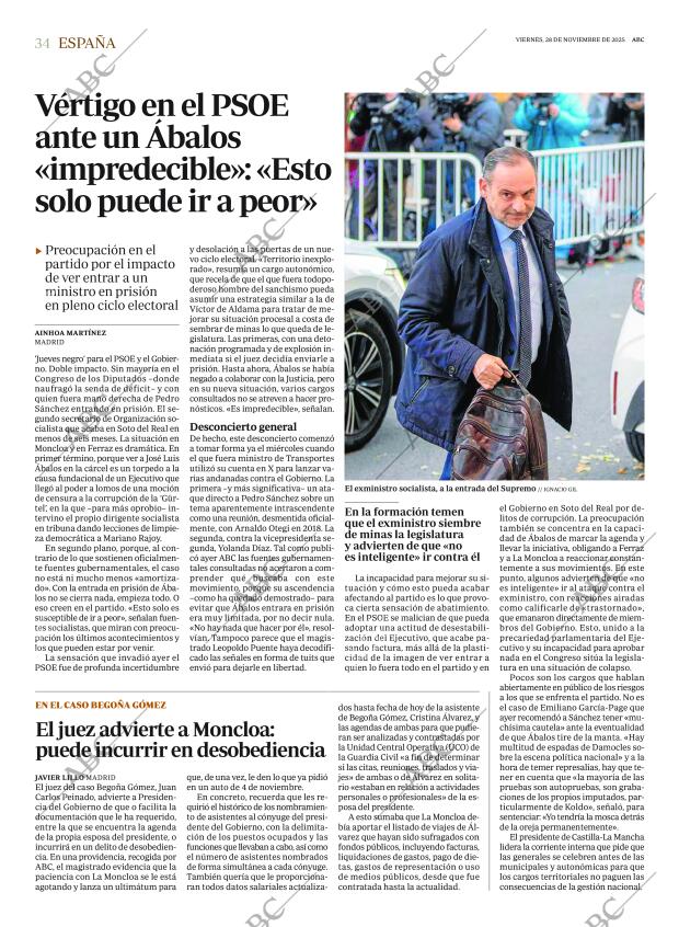 ABC SEVILLA 28-11-2025 página 34