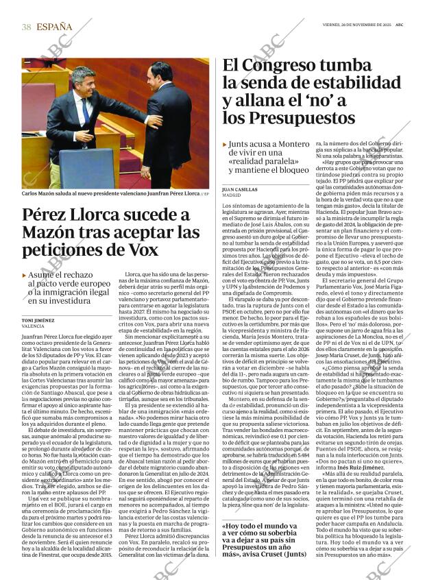 ABC SEVILLA 28-11-2025 página 38