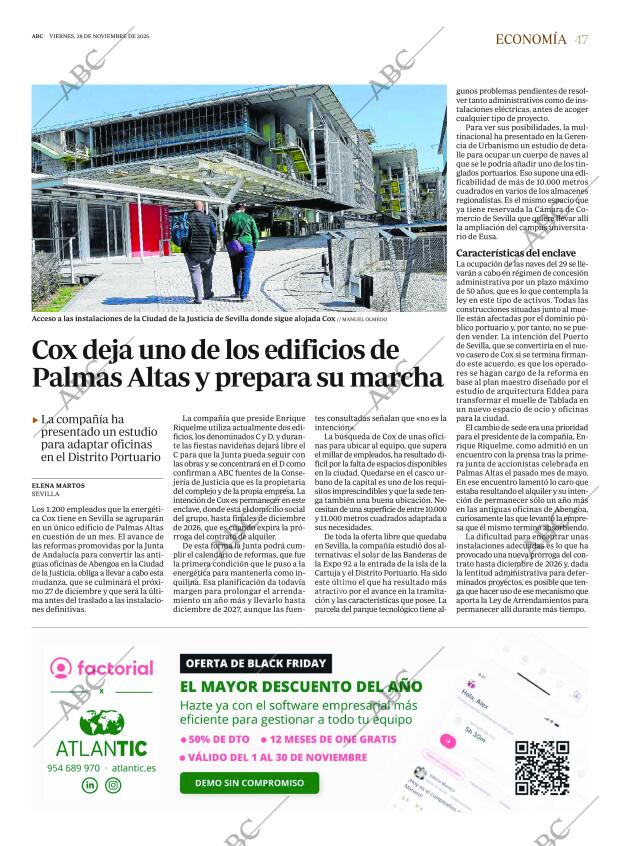 ABC SEVILLA 28-11-2025 página 47